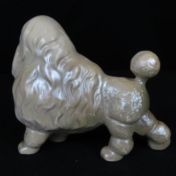 Rare Vintage Porcelain Japan Ceramic Poodle - Picture 2 of 6